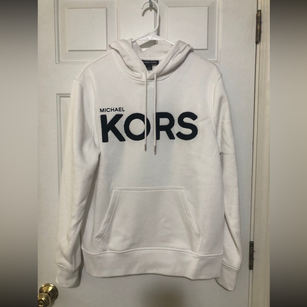 Michael Kors Embroidered Logo Hoodie “NWT”
